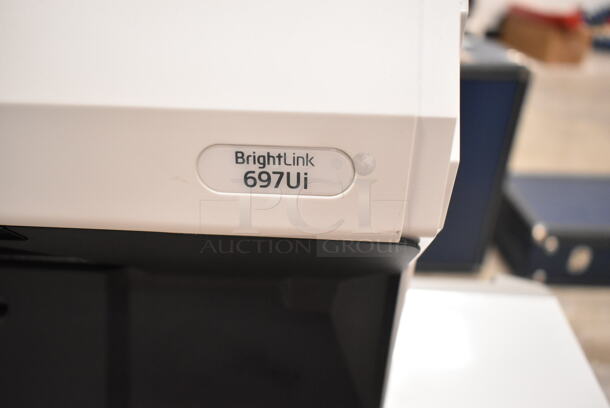 Epson BrightLink 697Ui Projector and Mounting Brackets. (front room) - Image 7 of 9