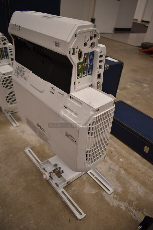 Epson BrightLink 697Ui Projector and Mounting Bracket. (front room) - Image 2 of 7