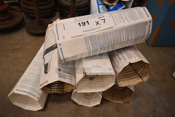 Lot of 7 Various Light Bulbs Including Sylvania. (front room) - Image 1 of 2