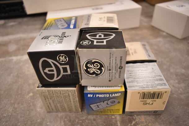 Lot of 10 Various Projector Bulbs Including GE and Eiko. (front room) - Image 2 of 4