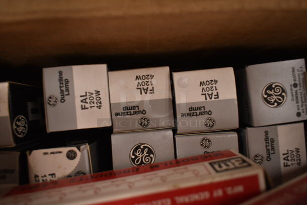 Box of 49 Various Bulbs Including Microfilm Products and GE Quartzine. (front room) - Image 3 of 3