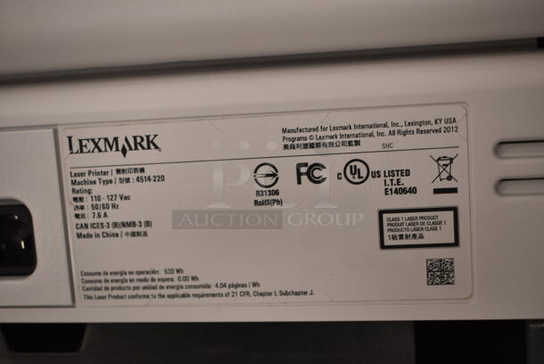 Lexmark MS310d Countertop Printer. (front room) - Image 6 of 6