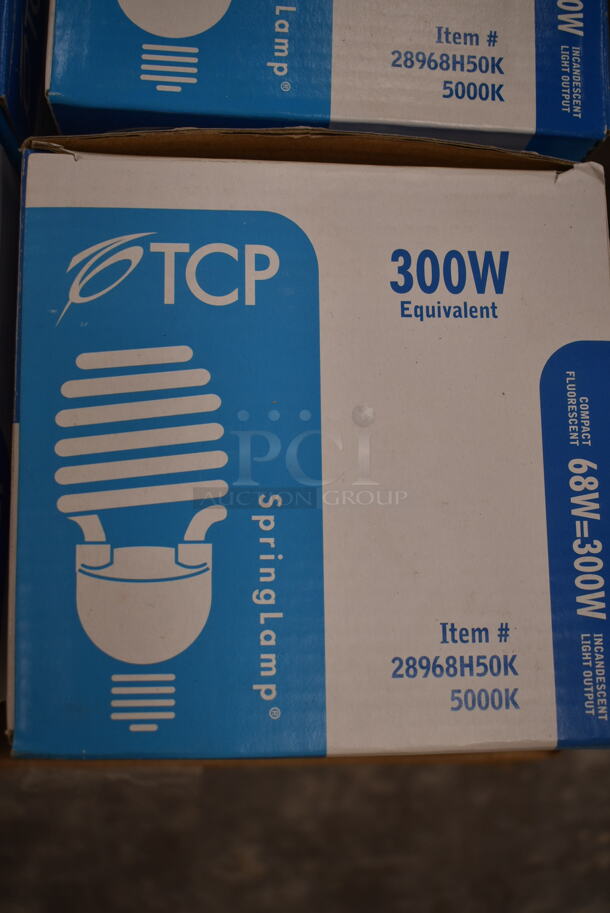Box of 6 TCP 28968H50K 300W Equivalent Bulbs. (front room) - Image 2 of 2