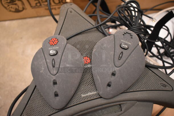 Polycom Sound Station 2 Teleconferencing System. (front room) - Image 3 of 5