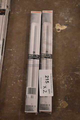 Lot of 2 Dulux 36w Bulbs. (front room)