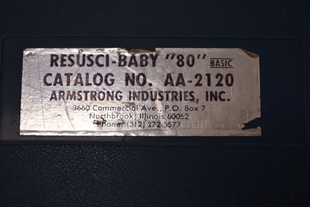 Resusi-Baby 80 CPR Training Dummy in Hard Case. (front room) - Image 3 of 3