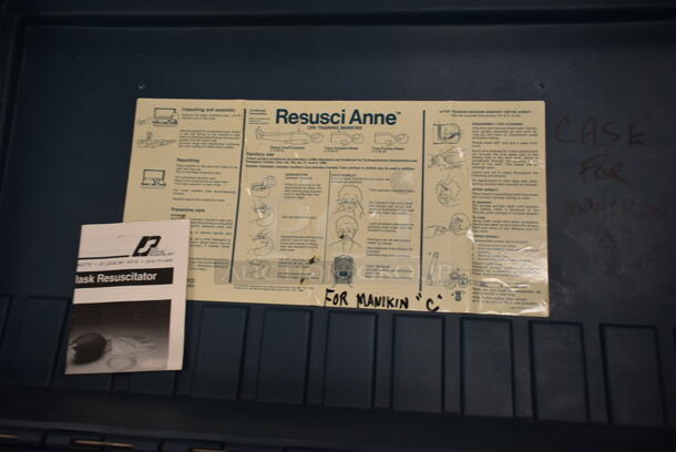 2 Resusi Anne CPR Training Dummy in Hard Cases; 1 Torso and 1 Full Body. 2 Times Your Bid! (front room) - Image 7 of 10