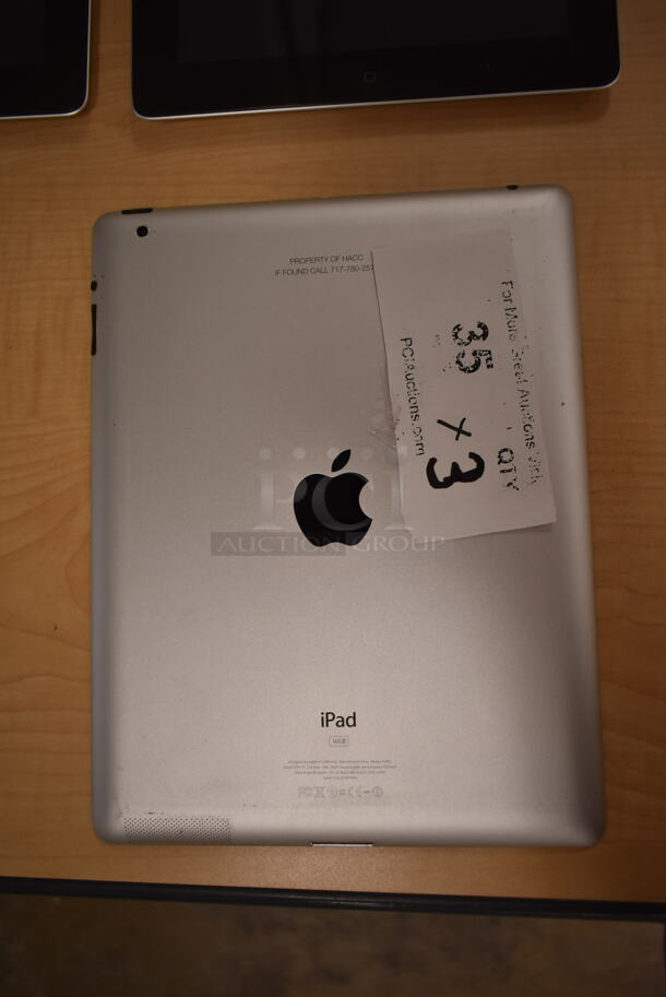 3 Apple iPads; Two A1395 16 GB, One 1458. 3 Times Your Bid! (front room) - Image 3 of 10