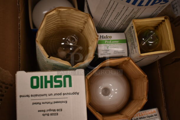 Lot of 11 Various Bulbs Including Ushio, Philips and Sylvania. (front room) - Image 3 of 4