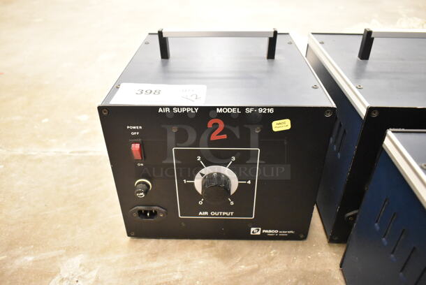 2 Pasco Scientific SF-9216 Metal Air Supply. 2 Times Your Bid! (front room) - Image 3 of 4