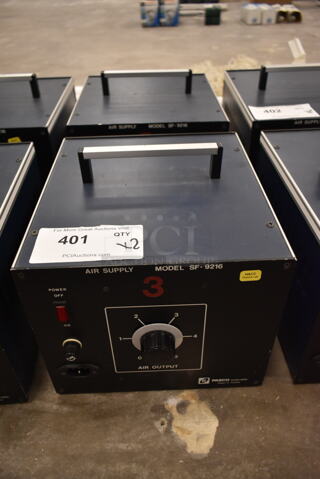 2 Pasco Scientific SF-9216 Metal Air Supply. 2 Times Your Bid! (front room)
