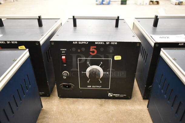 2 Pasco Scientific SF-9216 Metal Air Supply. 2 Times Your Bid! (front room) - Image 3 of 4