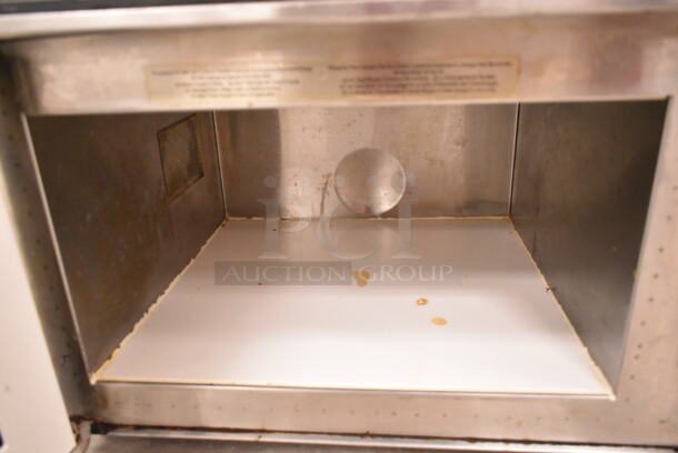 Amana HDC12A2 Stainless Steel Commercial Countertop Microwave Oven. 120 Volts, 1 Phase. (front room) - Image 2 of 3