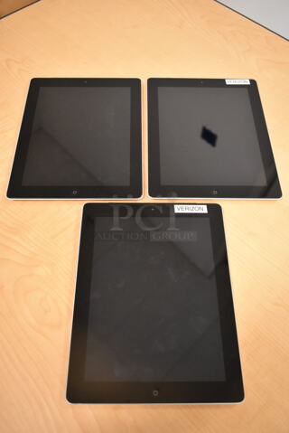 3 Apple A1397 16 GB iPads. 3 Times Your Bid! (front room)