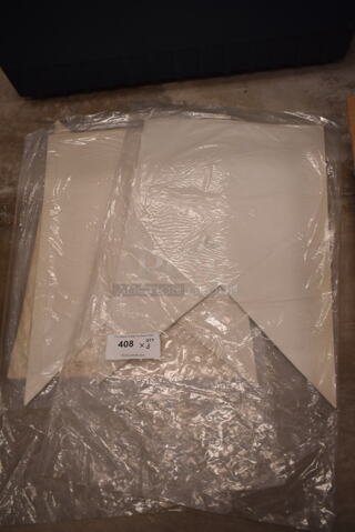 ALL ONE MONEY! Lot of 3 White Banner Pieces. (front room)