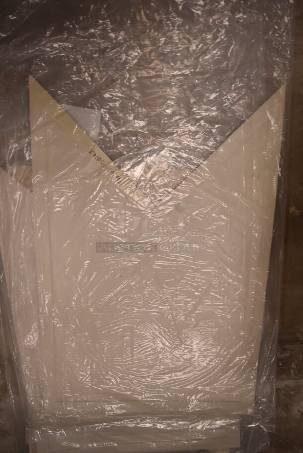 ALL ONE MONEY! Lot of 3 White Banner Pieces. (front room) - Image 3 of 4