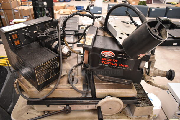Sioux Tools 2075SM Metal Commercial Floor Style Valve Face Grinder. 115 Volts, 1 Phase. (front room) - Image 3 of 9