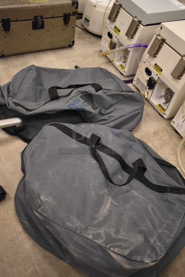 ALL ONE MONEY! Lot of Various Dental Chair Pieces and 2 Bags. (front room) - Image 5 of 8