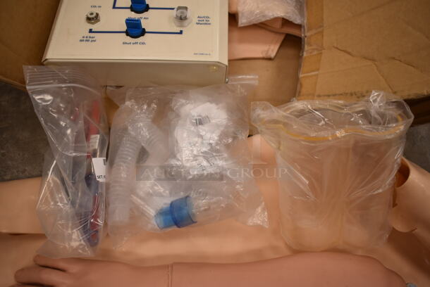 ALL ONE MONEY! Lot of Various Items Including LaerdalSimMan & AirMan Regulator Unit, 2 Dummy Arms. (front room) - Image 4 of 7