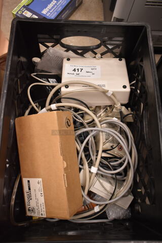 ALL ONE MONEY! Lot of Various Items Including Heart Sim Link, VitalSim Arrythmia Trainer, CME Remote. (front room)