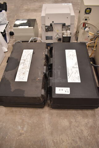 2 EN-45680-880 Cylinder Sleeve Replacement Adapters in Hard Case. 2 Times Your Bid! (front room)
