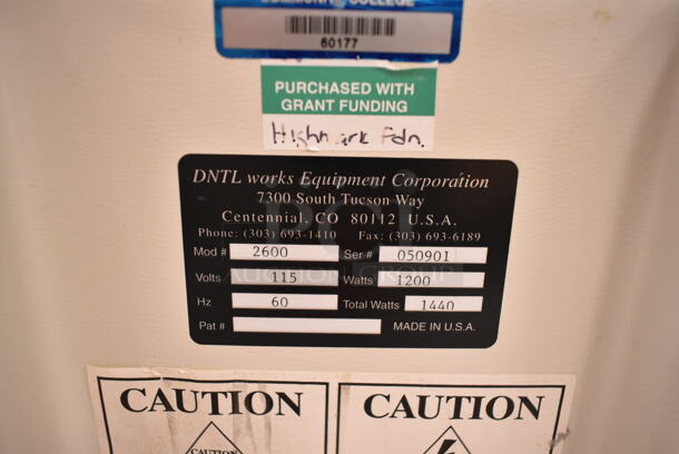 DNTL Works 2600 Pro Cart Portable Dental Device. 115 Volts, 1 Phase. (front room) - Image 7 of 7