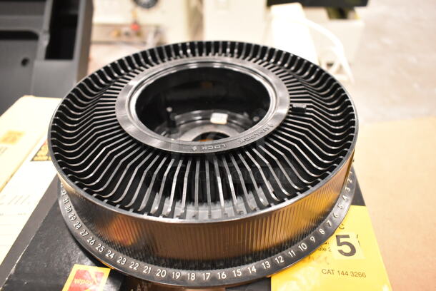 Kodak Ektagraphic III A Carousel Projector in Hard Case w/ 5 Slide Trays. 115 Volts, 1 Phase. (front room) - Image 7 of 12