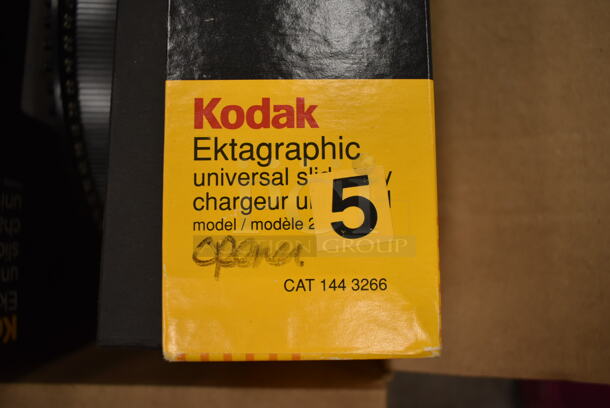 Kodak Ektagraphic III A Carousel Projector in Hard Case w/ 5 Slide Trays. 115 Volts, 1 Phase. (front room) - Image 8 of 12