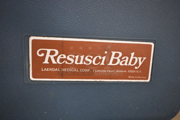 2 Hard Blue Cases w/ 1 CPR Training Resusci-Baby Dummy. 2 Times Your Bid! (front room) - Image 4 of 5