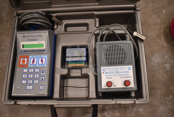4 Items in Hard Gray Cases; 3 Multi-Sounds Trainer w/ Multi Sounds External Speaker and 1 Arrhythmia Trainer w/ Interaction Trainer. 4 Times Your Bid! (front room) - Image 4 of 8