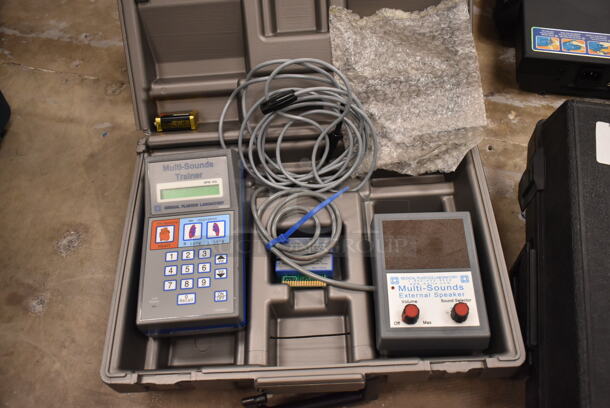 4 Items in Hard Gray Cases; 3 Multi-Sounds Trainer w/ Multi Sounds External Speaker and 1 Arrhythmia Trainer w/ Interaction Trainer. 4 Times Your Bid! (front room) - Image 6 of 8