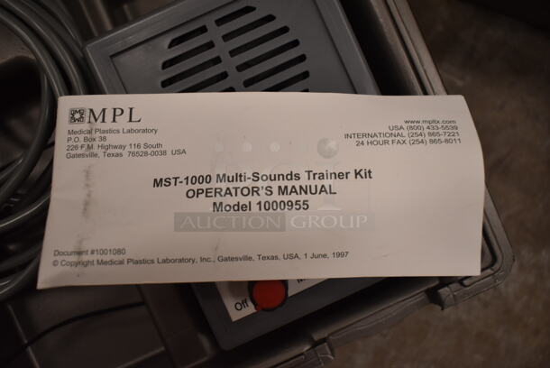 4 Items in Hard Gray Cases; 3 Multi-Sounds Trainer w/ Multi Sounds External Speaker and 1 Arrhythmia Trainer w/ Interaction Trainer. 4 Times Your Bid! (front room) - Image 8 of 8