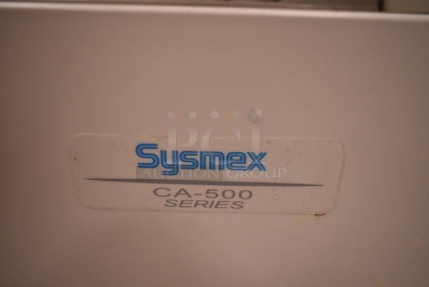 Sysmex CA-540 Metal Countertop Automated Blood Coagulation Analyzer. 117 Volts, 1 Phase. (front room) - Image 10 of 12