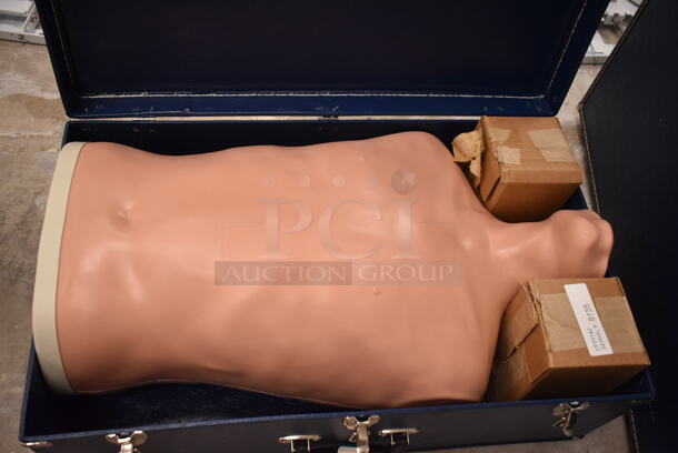 5 Various Hard Blue Cases w/ 1 Training Dummy Torso, 1 Training Arm. 5 Times Your Bid! (front room) - Image 8 of 12
