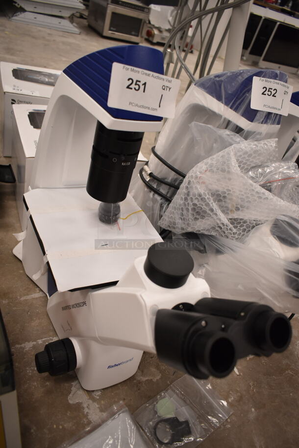 Fisher Metal Countertop Microscope. 100-240 Volts, 1 Phase. (front room) - Image 4 of 11