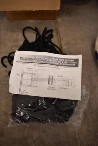 Volleyball USA Rope Net Side Tension Kit (front room)