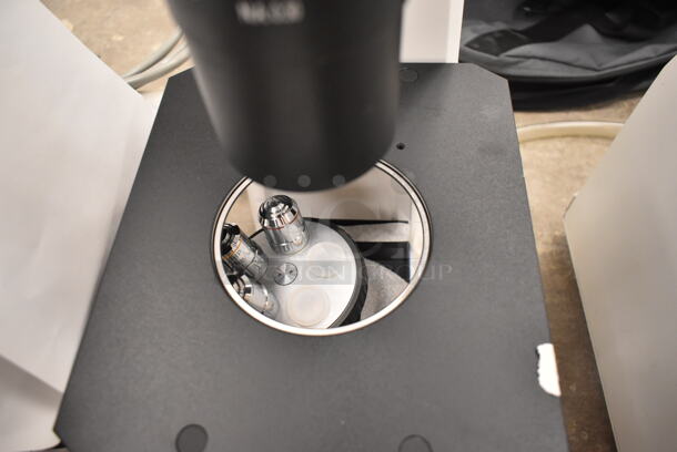 Fisher Metal Countertop Microscope w/ Clear Cover. 100-240 Volts, 1 Phase. (front room) - Image 8 of 8