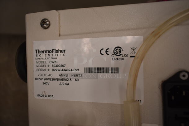 ThermoFisher CW2+ Metal Countertop Cell Washing Machine. 100/120/220 Volts, 1 Phase. (front room) - Image 5 of 5