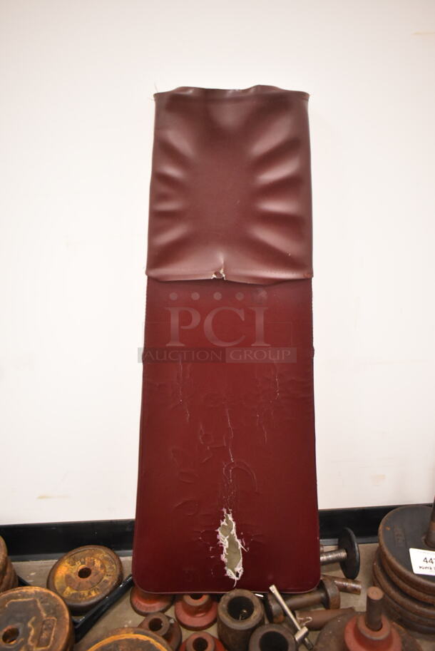 ALL ONE MONEY! Lot of Various Items Including Metal Weight Plates and Bench Cushion. (front room) - Image 2 of 12
