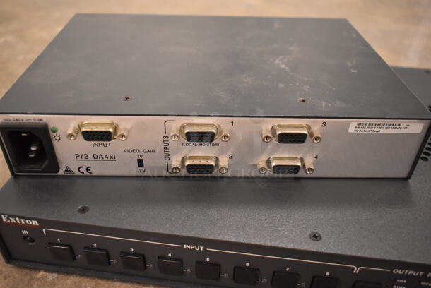 ALL ONE MONEY! Lot of Extron IN1508 Scaling Presentation Switcher, Extron VGA Distribution Amplifier, Extrop IPL T S2 and Cables. (front room) - Image 8 of 12