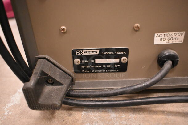 BK Precision 1535A 35 MHz Oscilloscope. 110-120/220-240 Volts. (front room) - Image 4 of 4