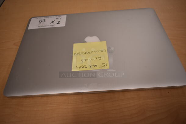 2 Apple A1398 15" MacBook Pro Laptops. 2 Times Your Bid! (front room) - Image 5 of 11