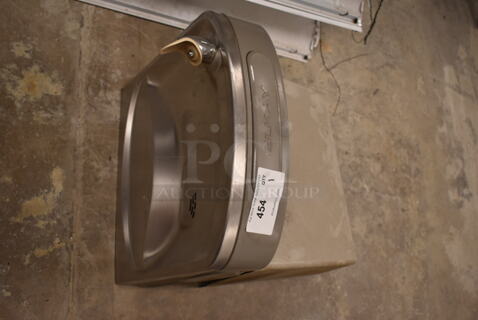 Elkay EZFS8_1B Metal Wall Mount Water Fountain. 115 Volts, 1 Phase. (front room)
