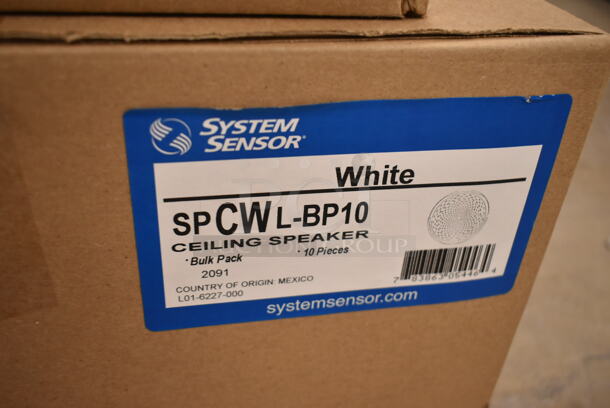 Box of 10 System Sensor SPCWL-BP10 White Round Ceiling Speaker. (front room) - Image 9 of 9