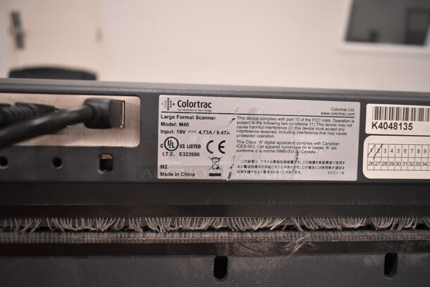 Colortrac M40 Floor Style Large Format Scanner. (front room) - Image 7 of 7