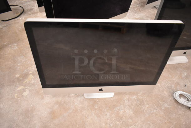 2 Apple A1312 27" iMac Desktop All In One Computer. One Screen Is Cracked. 100-240 Volts, 1 Phase. 2 Times Your Bid! (front room) - Image 2 of 12