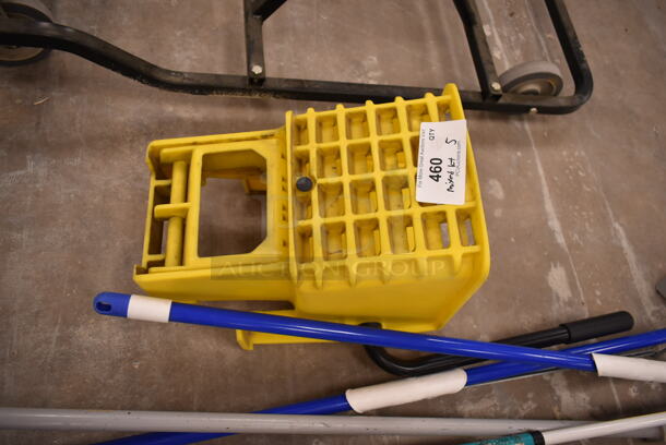 ALL ONE MONEY! Lot of Mop Bucket Wringing Attachment and Cleaning Equipment. (front room) - Image 2 of 4