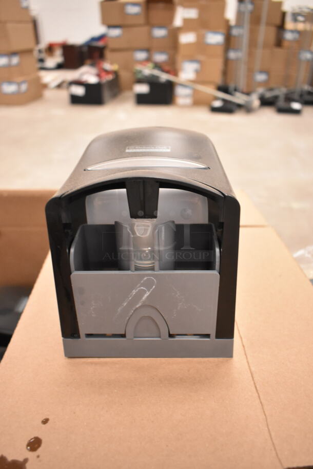 ALL ONE MONEY! Lot of 6 Kimberly-Clark Black Poly Wall Mount Soap Dispensers. (front room) - Image 3 of 6