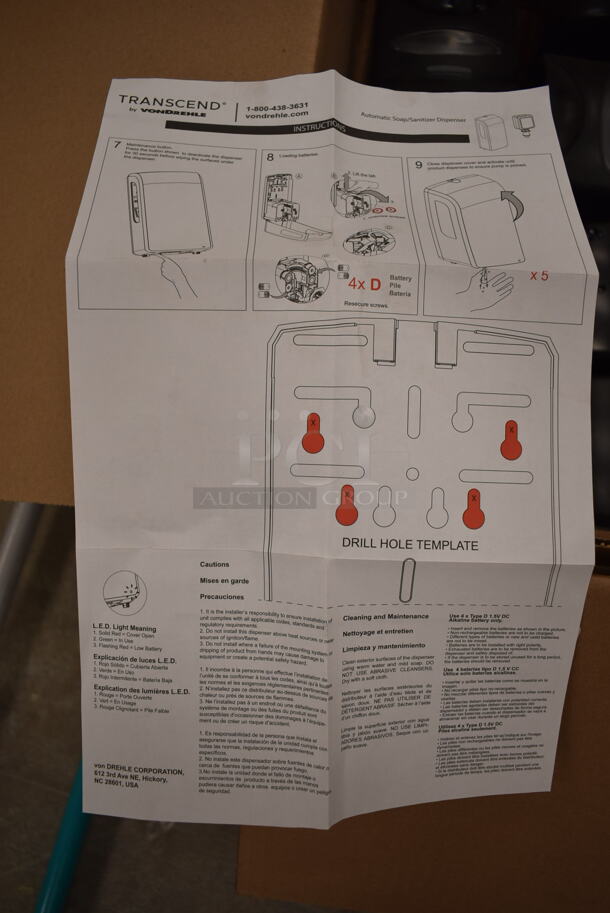 ALL ONE MONEY! Lot of 6 Kimberly-Clark Black Poly Wall Mount Soap Dispensers. (front room) - Image 4 of 6