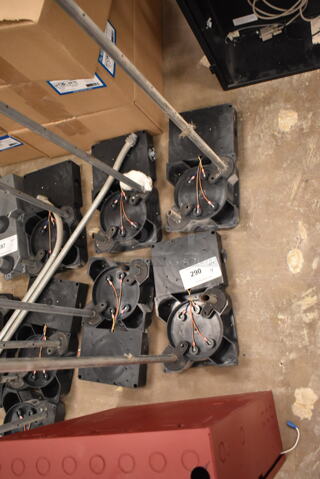 Lot of 4 Metal Units. (front room)